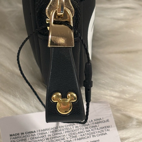 Disney Black and White Mickey Mouse Coin Zippered Pouch - Picture 5 of 8